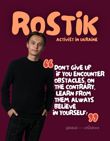 Youth activist - Rostik